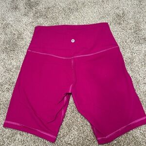 Lululemon Athletica Magenta Bike Shorts